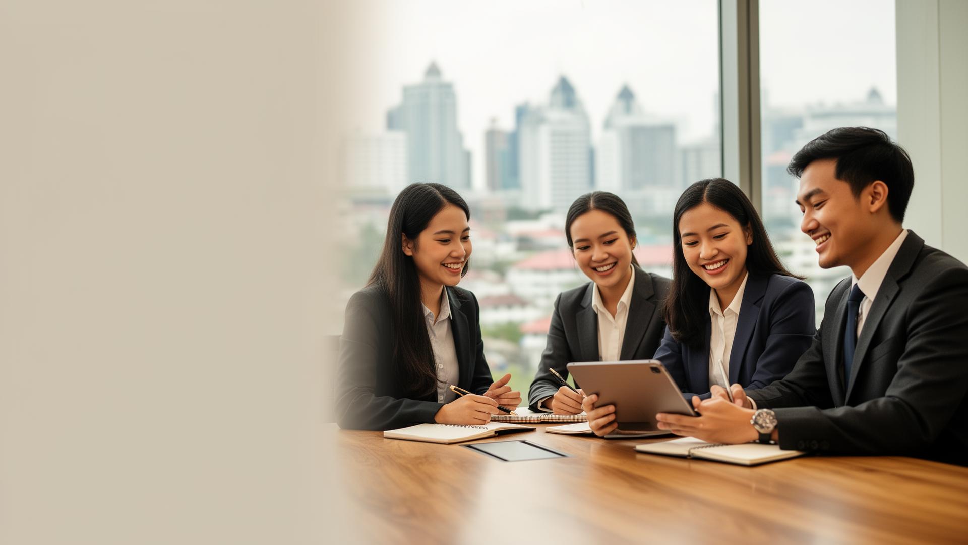 KS Lau & Co team collaborating